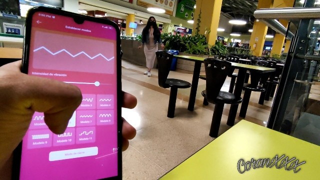 My BF takes control of my vibrator and makes me wet at the mall - Full XXX Movies | ePornHIT.