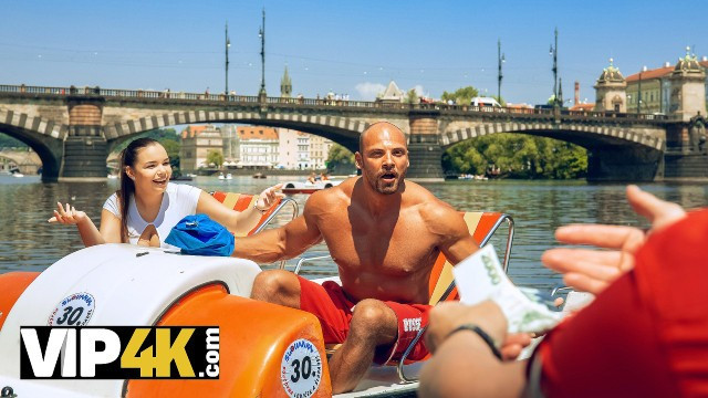 After fun on catamaran busty beauty sucking hunters dick in forest - Full XXX Movies | ePornHIT.