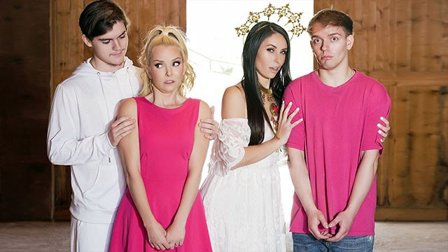 Hot Milf And Stepson Having Foursome Orgy With Their Spiritual Healer - Full XXX Movies | ePornHIT.