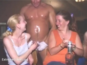 Wild Girls Suck Cock at CFNM Party