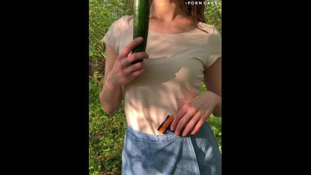 girlfriend fucks cucumber in public park - Full XXX Movies | ePornHIT.
